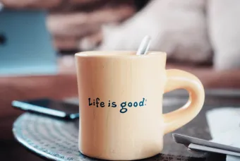 life is good mug coffee table 